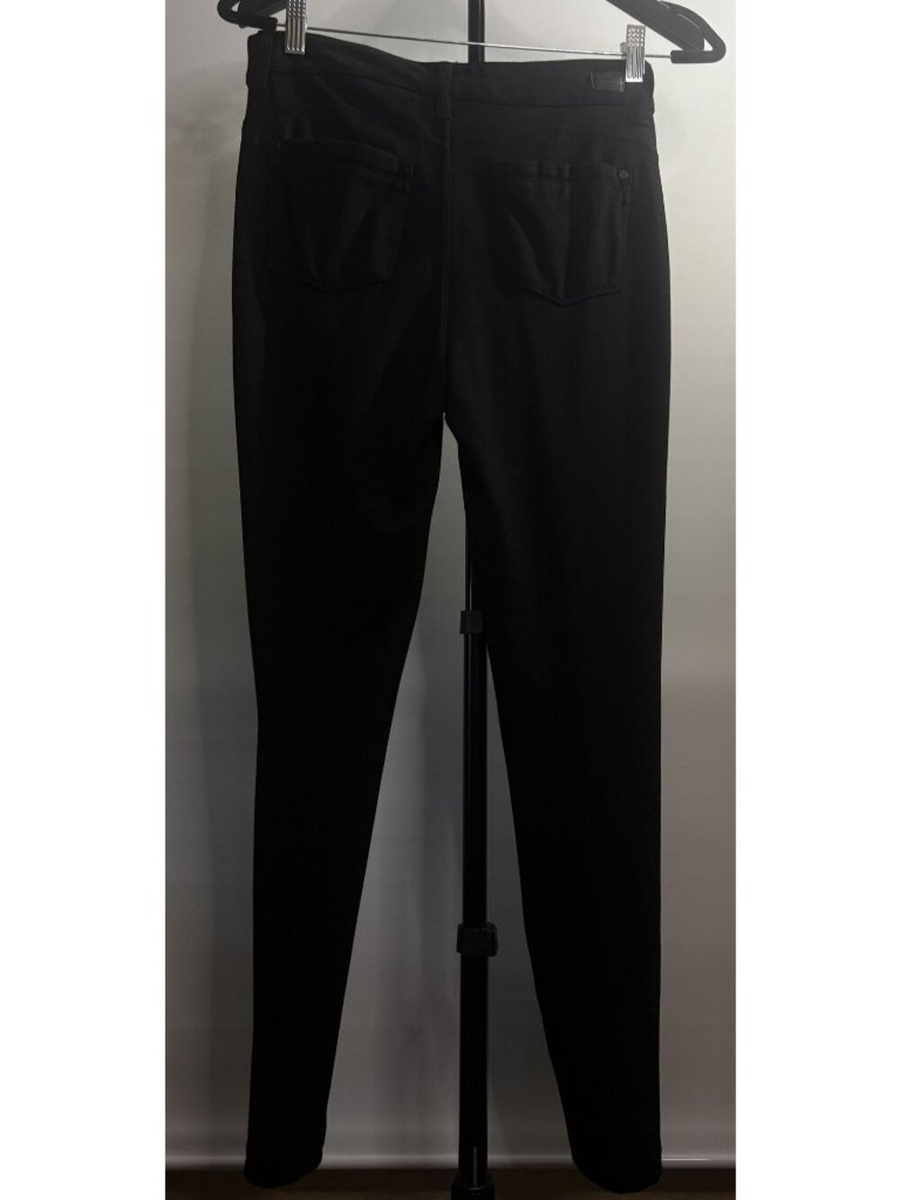 Eva Longoria Skinny Pants Womens Jeggings Slim Black Stretchy Jeans High Rise 10 - Picture 12 of 16